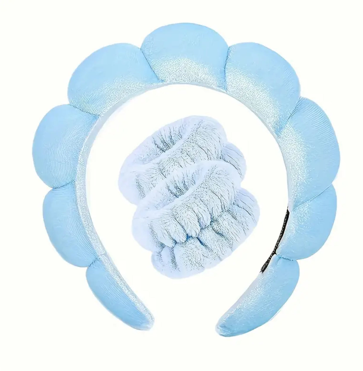 Sky Blue Headband / Wrist Set